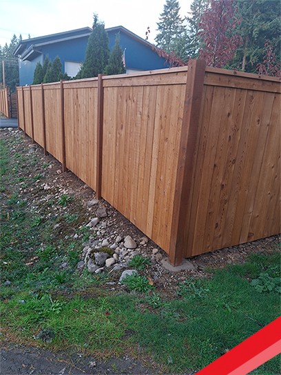 New Fence Wood Construction in Redmond